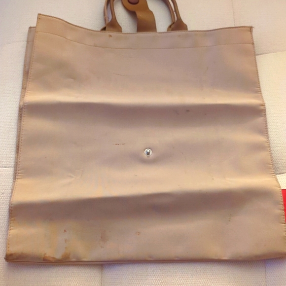 Fold up tan tote by FFI - Picture 4 of 7